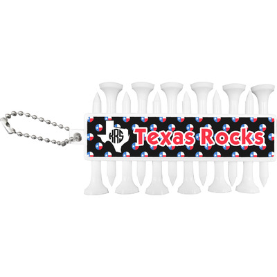 Texas Polka Dots Golf Tees & Ball Markers Set (Personalized)
