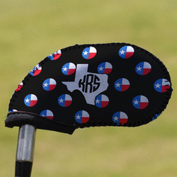 Texas Polka Dots Golf Club Iron Cover (Personalized)