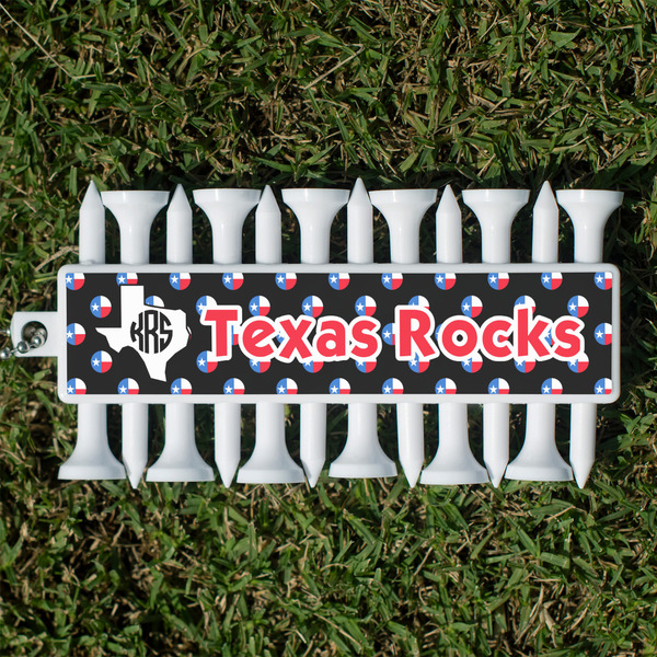 Custom Texas Polka Dots Golf Tees & Ball Markers Set (Personalized)