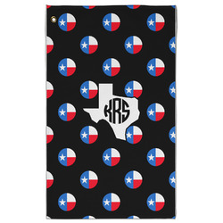 Texas Polka Dots Golf Towel - Poly-Cotton Blend - Large w/ Monograms