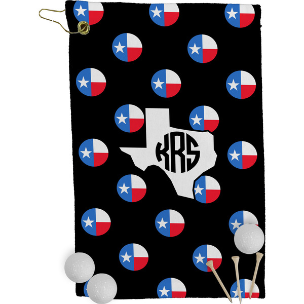 Texas Polka Dots Golf Towel (Personalized)
