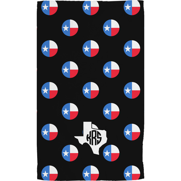 Texas Polka Dots Hand Towel (Personalized)