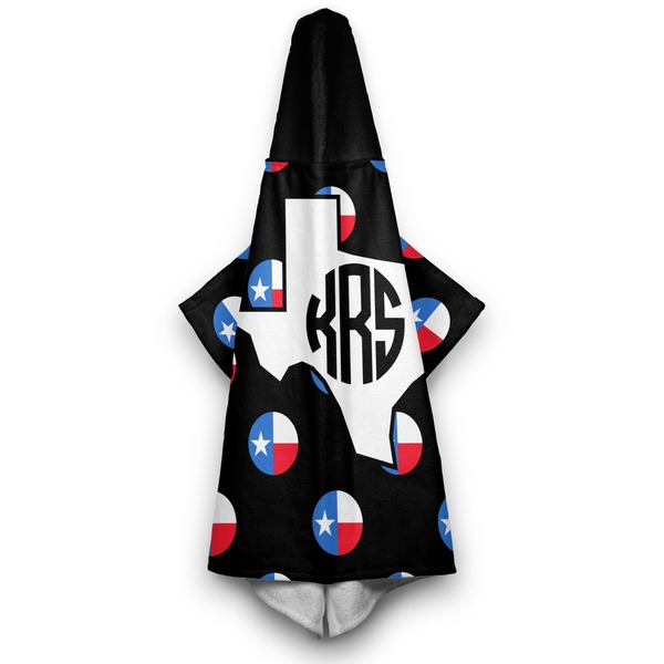 Texas Polka Dots Hooded Towel - Hanging