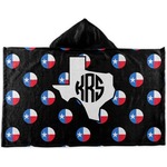 Texas Polka Dots Kids Hooded Towel (Personalized)
