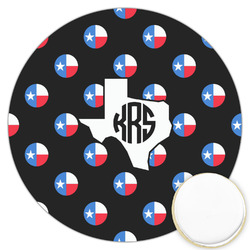 Texas Polka Dots Printed Cookie Topper - 3.25" (Personalized)