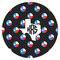 Texas Polka Dots Icing Circle - Large - Single