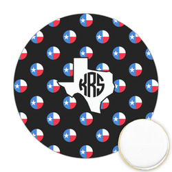 Texas Polka Dots Printed Cookie Topper - 2.5" (Personalized)