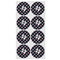 Texas Polka Dots Icing Circle - Medium - Set of 8