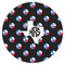 Texas Polka Dots Icing Circle - Medium - Single