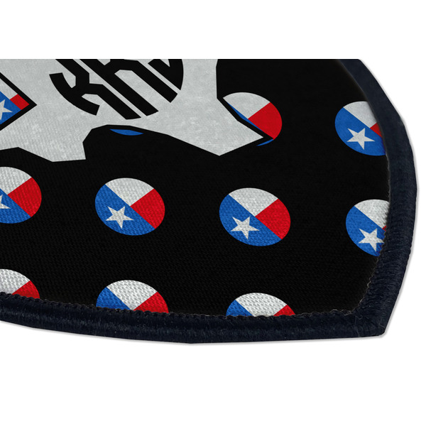 Texas Polka Dots Iron on Shield 3 Detail