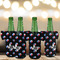 Texas Polka Dots Jersey Bottle Cooler - Set of 4 - LIFESTYLE