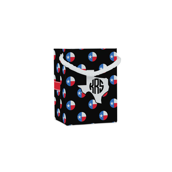 Custom Texas Polka Dots Jewelry Gift Bags - Gloss (Personalized)