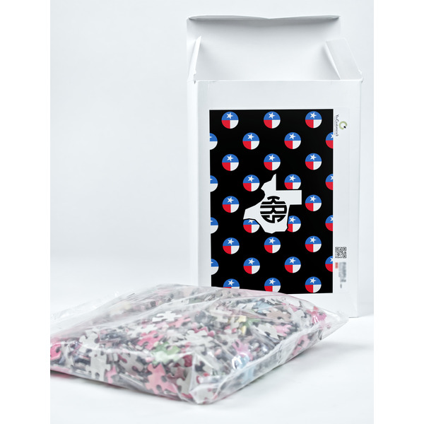 Texas Polka Dots Jigsaw Puzzle 1014 Piece - Box