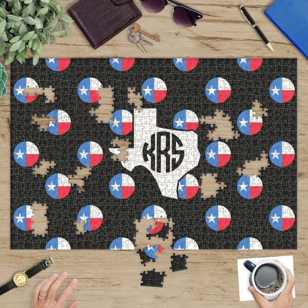 Texas Polka Dots Jigsaw Puzzle 1014 Piece - In Context