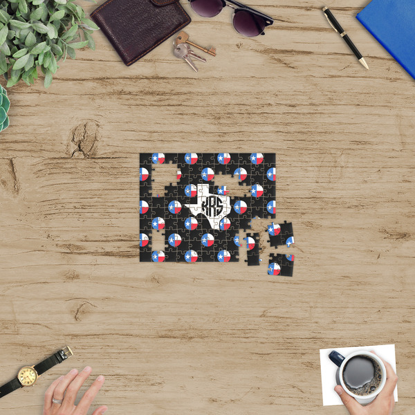 Texas Polka Dots Jigsaw Puzzle 110 Piece - In Context