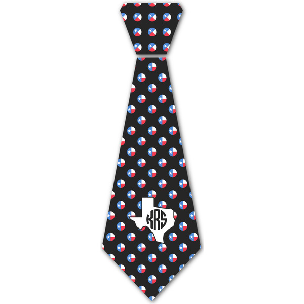Custom Texas Polka Dots Iron On Tie - 4 Sizes w/ Monogram