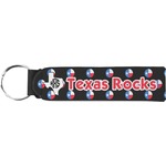 Texas Polka Dots Neoprene Keychain Fob (Personalized)