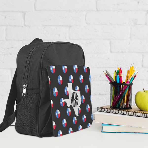 Texas Polka Dots Kid's Backpack - Lifestyle