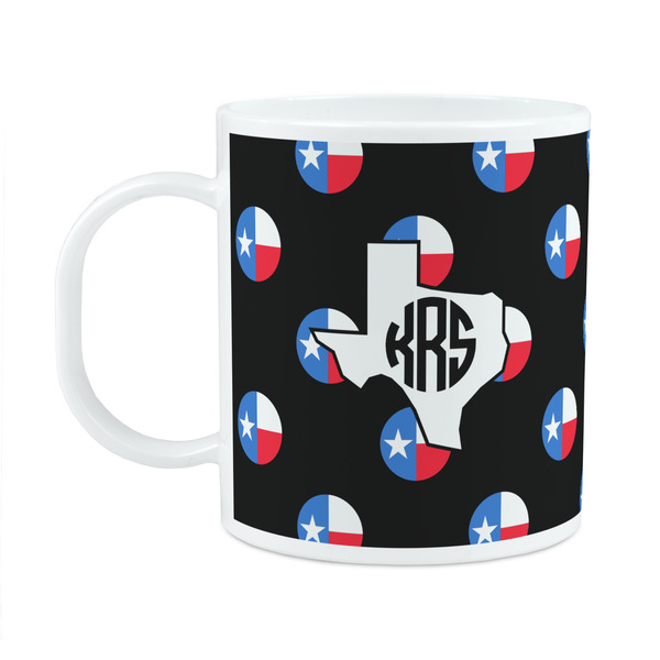 Custom Texas Polka Dots Plastic Kids Mug (Personalized)