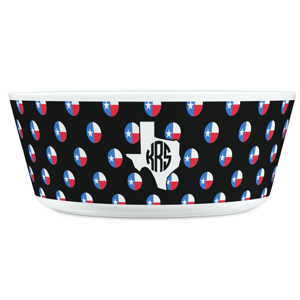 Texas Polka Dots Kids Bowls - FRONT