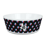 Texas Polka Dots Kid's Bowl (Personalized)
