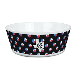 Texas Polka Dots Kid's Bowl (Personalized)