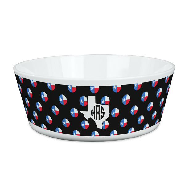 Custom Texas Polka Dots Kid's Bowl (Personalized)