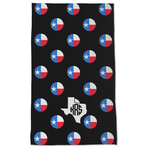Texas Polka Dots Kitchen Towel - Poly Cotton - Full Front