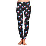 Texas Polka Dots Ladies Leggings - Extra Small