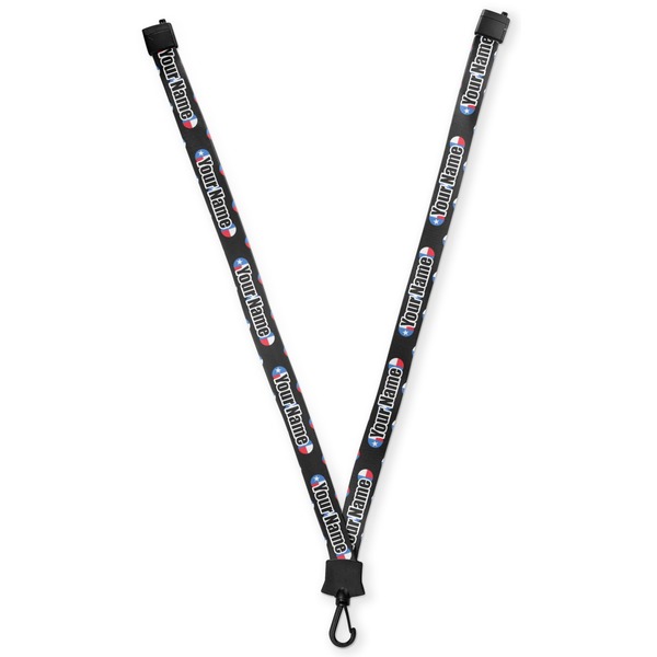 Custom Texas Polka Dots Lanyard (Personalized)