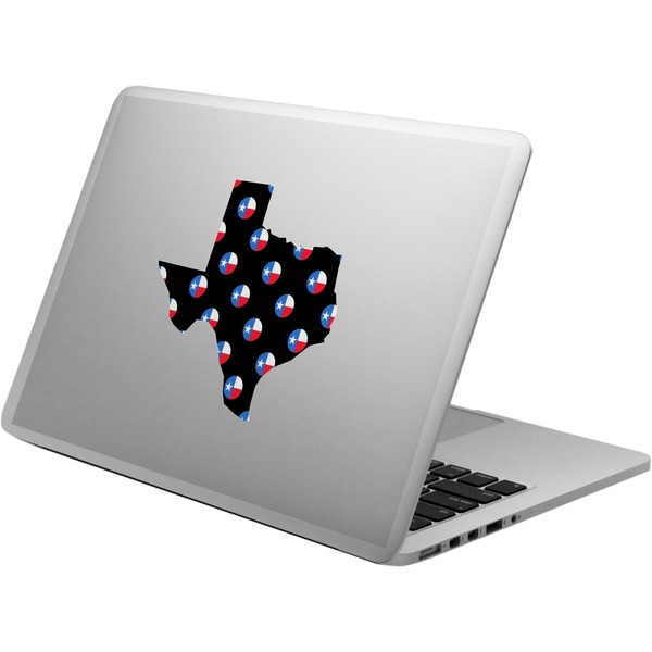 Custom Texas Polka Dots Laptop Decal