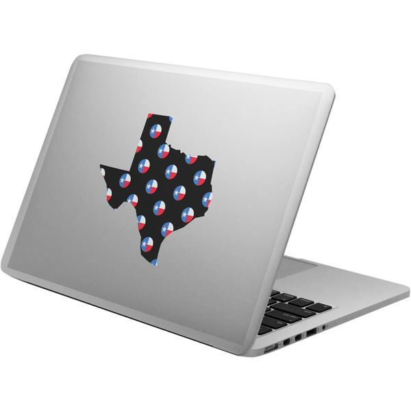 Custom Texas Polka Dots Laptop Decal