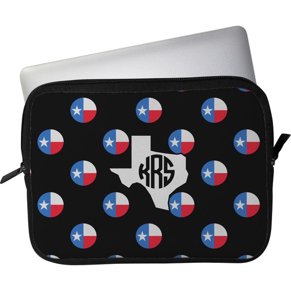 Custom Texas Polka Dots Laptop Sleeve / Case (Personalized)