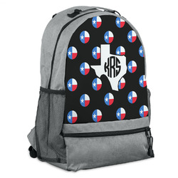 Texas Polka Dots Backpack - Grey (Personalized)