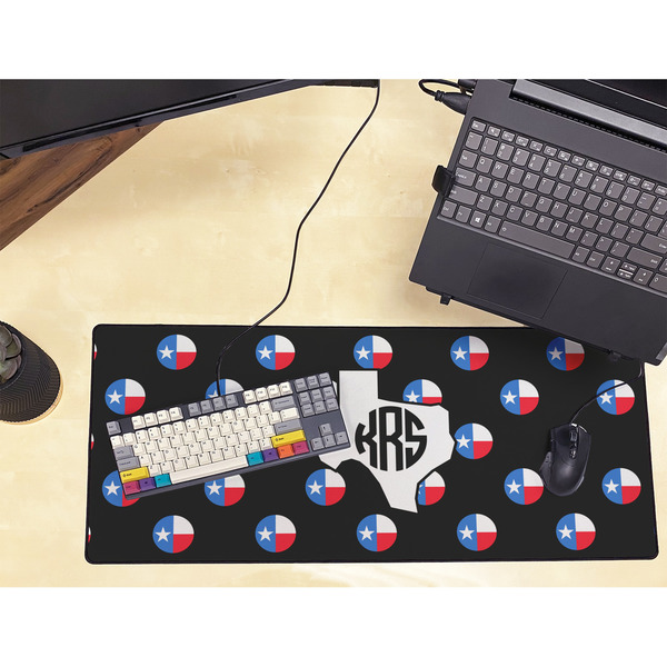 Texas Polka Dots Large Gaming Mats - LIFESTYLE