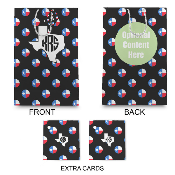Texas Polka Dots Large Gift Bag - Approval