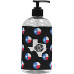 Texas Polka Dots Plastic Soap / Lotion Dispenser (16 oz - Large - Black) (Personalized)