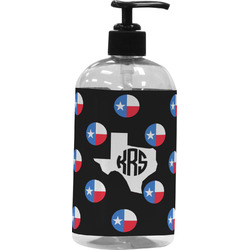 Texas Polka Dots Plastic Soap / Lotion Dispenser (Personalized)