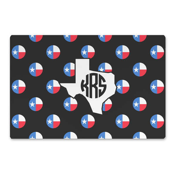 Custom Texas Polka Dots Large Rectangle Car Magnet (Personalized)