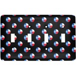 Texas Polka Dots Light Switch Cover (4 Toggle Plate)