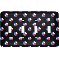 Texas Polka Dots Light Switch Cover (4 Toggle Plate)