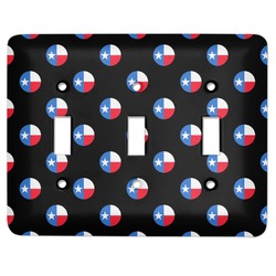 Texas Polka Dots Light Switch Cover (3 Toggle Plate)
