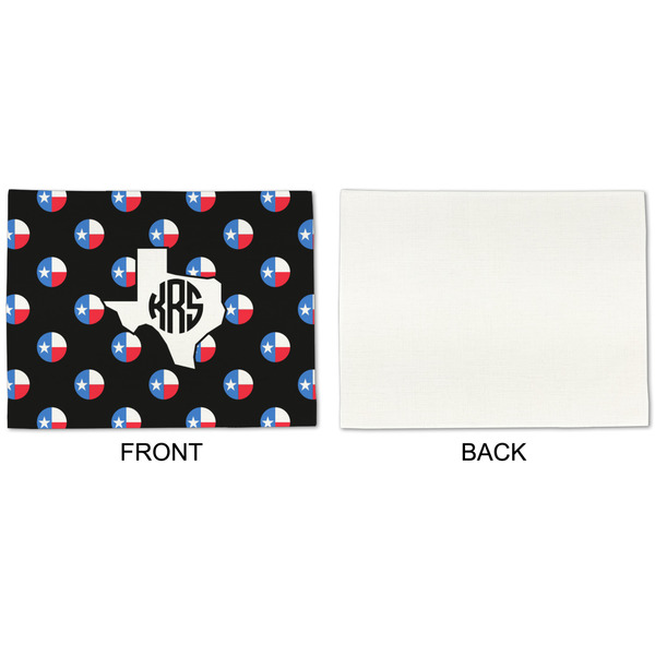 Texas Polka Dots Linen Placemat - APPROVAL Single (single sided)