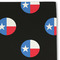 Texas Polka Dots Linen Placemat - DETAIL