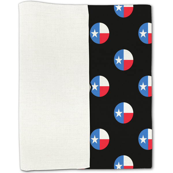 Texas Polka Dots Linen Placemat - Folded Half