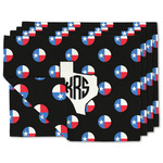 Texas Polka Dots Linen Placemat w/ Monogram