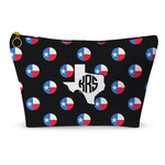 Texas Polka Dots Makeup Bag - Small - 8.5"x4.5" (Personalized)