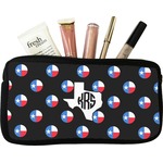 Texas Polka Dots Makeup / Cosmetic Bag (Personalized)