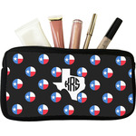 Texas Polka Dots Makeup / Cosmetic Bag (Personalized)
