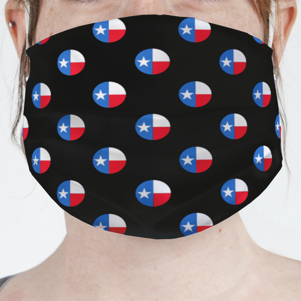 Custom Texas Polka Dots Face Mask Cover
